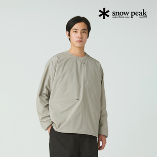 SnowPeak雪峰Octa Nomad套头衫休闲工装卫衣长袖上衣男JK-25AU019