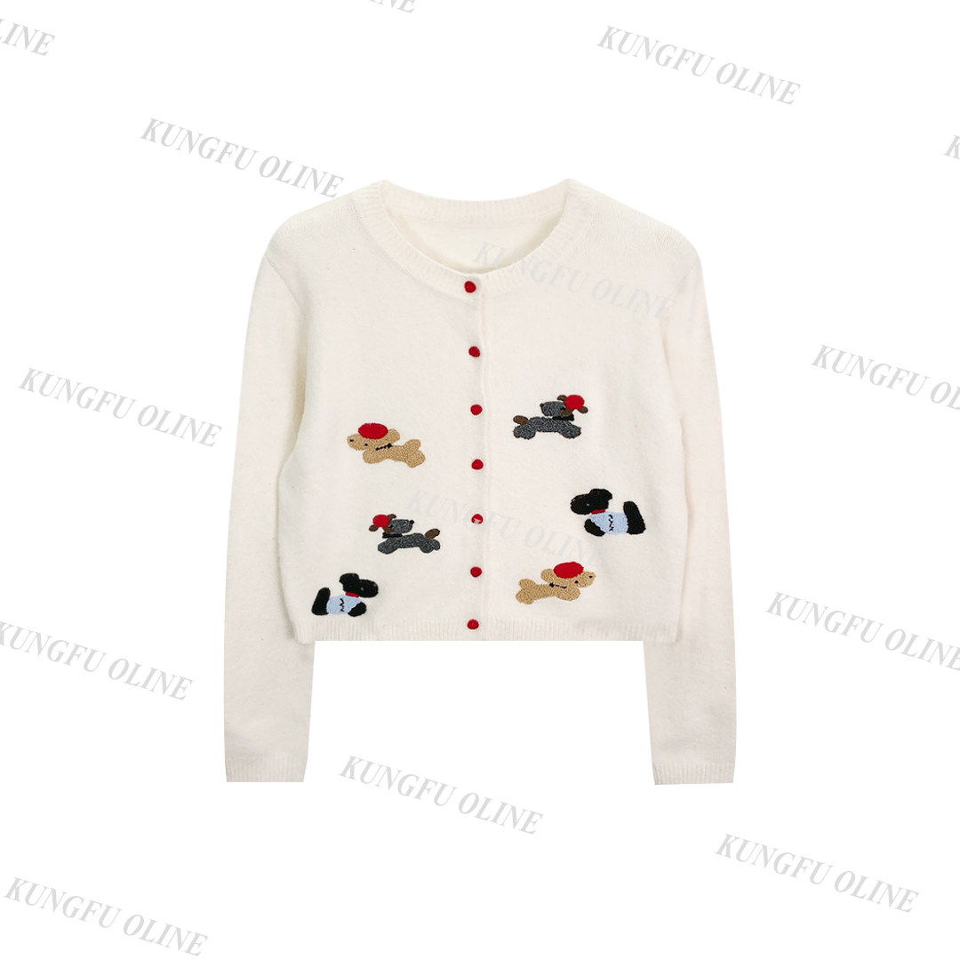 【YY】KS7967复古提花秋冬百搭设计师长袖针织开衫毛衣新,女装/女士精品,毛针织衫,淘宝优惠券,粉丝福利购,淘宝优惠卷