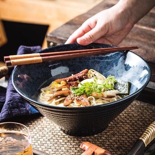 牛肉汤面碗兰州拉面刀削面斗笠碗创意大学生宿舍泡面碗饭碗拌面碗