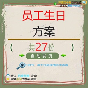 员工生日方案生日派对生日会策划案策划晚会员工集体活动模板策