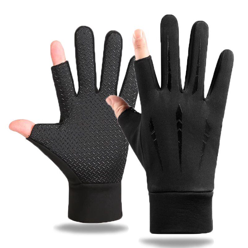 冬季手套男款防风防水触屏女士冬天开车骑行滑雪运动加绒防寒保暖