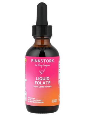 Pink Stork,叶酸液，2 液量盎司（60 毫升）