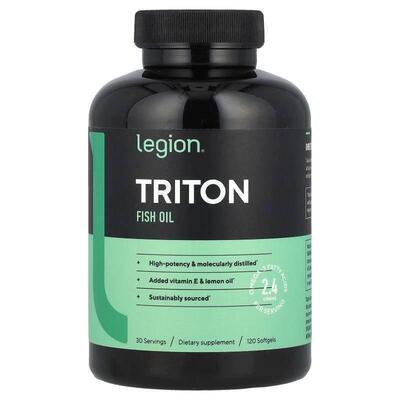 Legion Athletics,Triton 鱼油，120 粒软胶囊