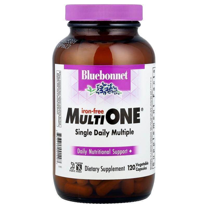 Bluebonnet Nutrition,MultiONE®，每日一次多营养素，无铁