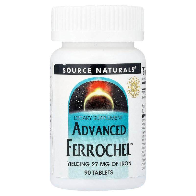 源美,Advanced Ferrochel™, 90 Tablets