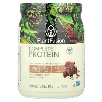 PlantFusion,完全蛋白质，浓巧克力，1 磅（450 克）