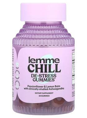 Lemme,Chill，减压南非醉茄软糖，60 粒