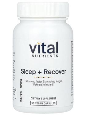 Vital Nutrients,睡眠 + 修复，30 粒全素胶囊