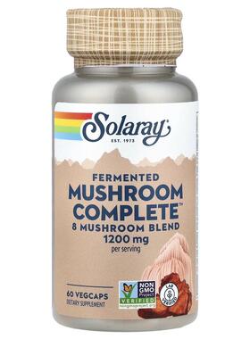 Solaray,Fermented Mushroom Complete™，60 粒素食胶囊