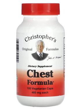 Christopher's Original Formulas,胸部支持配方，460 毫克，100