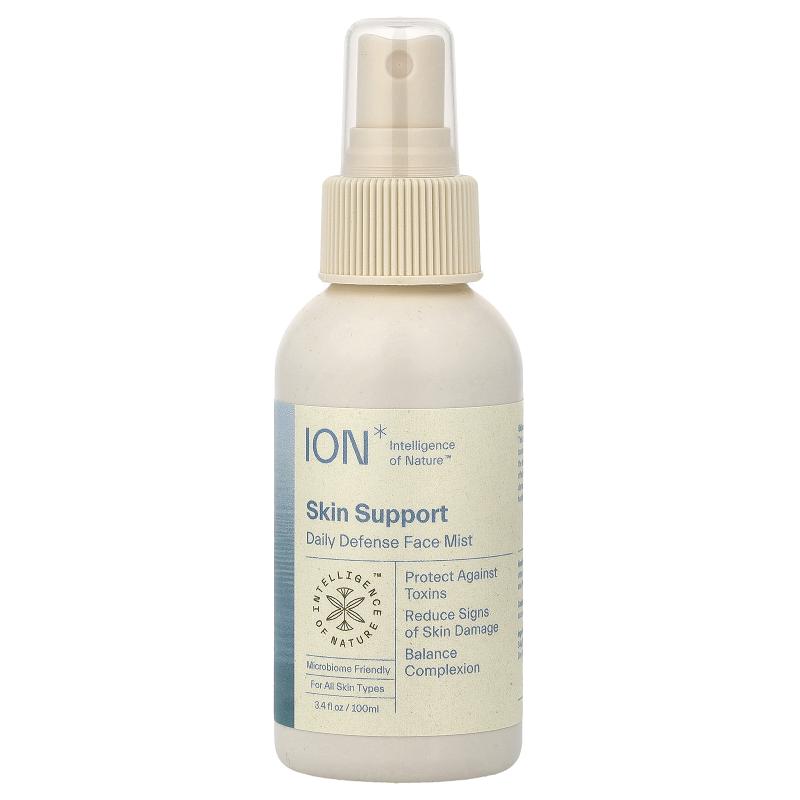 ION Intelligence of Nature,皮肤支持,每日防御面部喷雾,适合