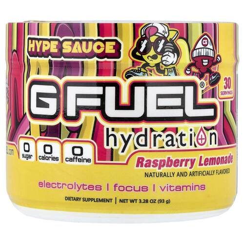 GFUEL,Hype Sauce，补水，树莓柠檬水味，3.28 盎司（93 克）