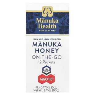Manuka Health,便携麦卢卡蜂蜜，UMF 6+，MGO 115+，12 包，每包