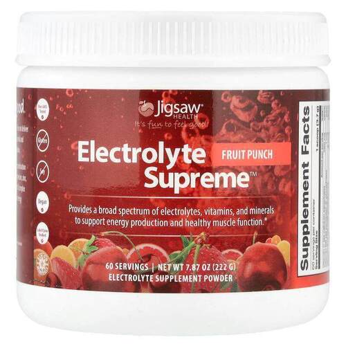 Jigsaw Health,Electrolyte Supreme™，混合水果味