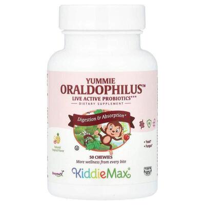 Maxi Health,KiddieMax® Yummie Oraldophilus™，天然热带风味