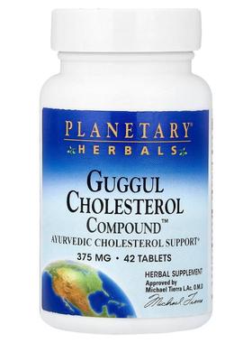 Planetary Herbals,Guggul Cholesterol Compound™, 42 Tablets