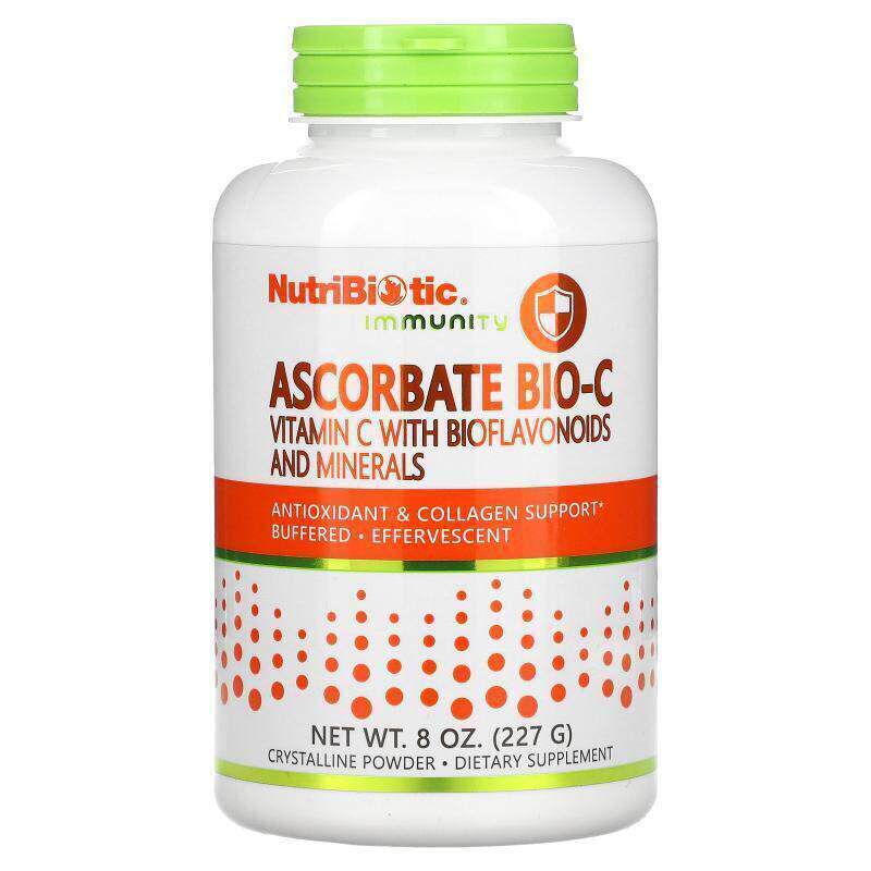 NutriBiotic,机体防御力, Bio-C,含生物类黄酮和矿物质的维生素