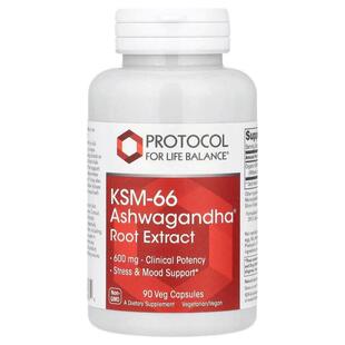 Protocol for Life Balance,KSM-66 南非醉茄根® 提取物,600 毫9