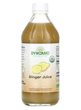 Dynamic Health,Certified Organic Ginger, 全 Juice