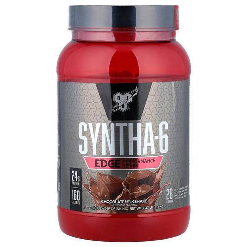 BSN,Syntha-6 Edge，蛋白质粉饮品混合，巧克力奶昔，2.47 磅（1.