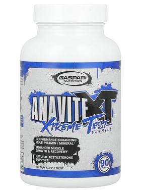 Gaspari Nutrition,Anavite Xtreme 测试配方，90 片
