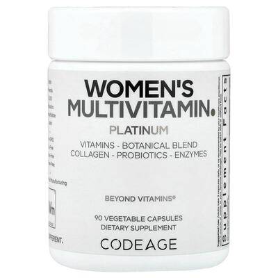 Codeage,Women's Multivitamin, Platinum, 90 Vegetable Capsule