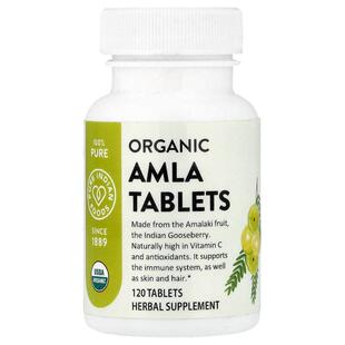 Pure Indian Foods,Organic Amla Tablets, 120 Tablets