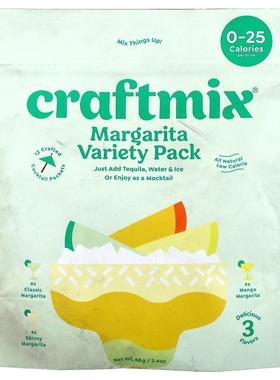 Craftmix,玛格丽塔什锦口味，12 包，2.4 盎司（68 克）