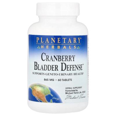 Planetary Herbals,Cranberry Bladder Defense™，60 片