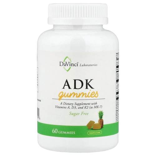 DaVinci Laboratories,ADK Gummies, Pineapple, 60 Gummies