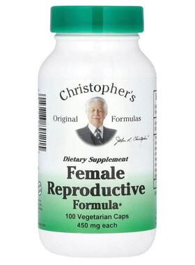 Christopher's Original Formulas,女性生殖配方，100 粒素食胶囊
