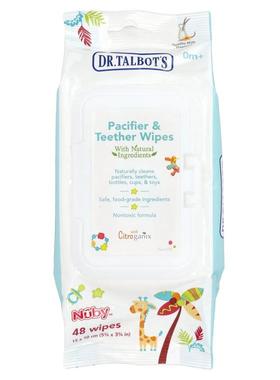 Dr. Talbot's,奶嘴及牙胶湿巾，0 个月以上，香草牛奶香，48 片