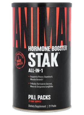 Animal,Stak, Hormone Booster, 多合 1，21 包