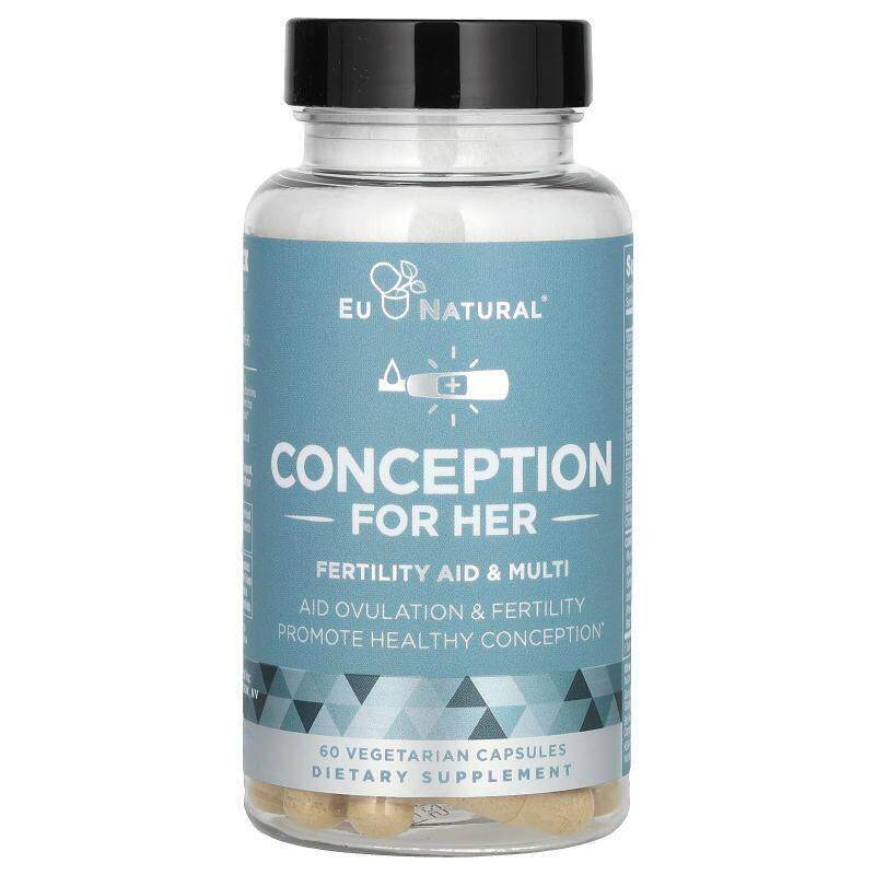 Eu Natural,女性生育,生育辅助和多种益处,60 粒素食胶囊