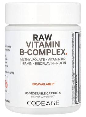 Codeage Raw Vitamin B-Complex未加工复合维生素B易吸收