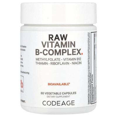 Codeage Raw Vitamin B-Complex未加工复合维生素B易吸收