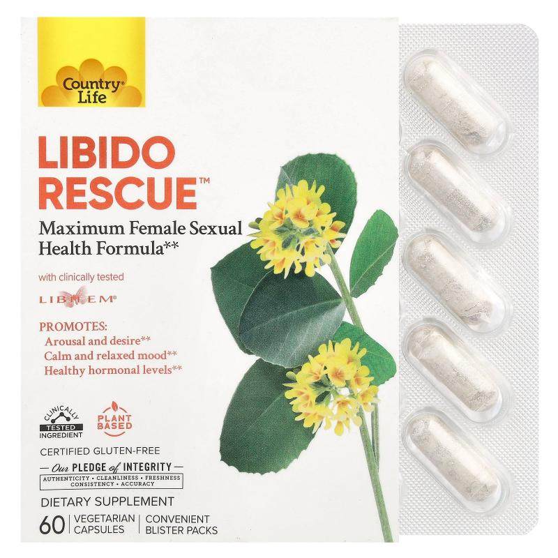 乡村生活,Libido Rescue™，60 粒素食胶囊