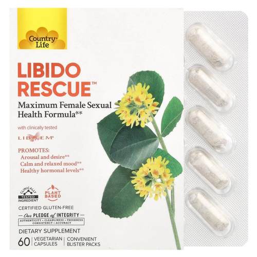 乡村生活,Libido Rescue™，60 粒素食胶囊