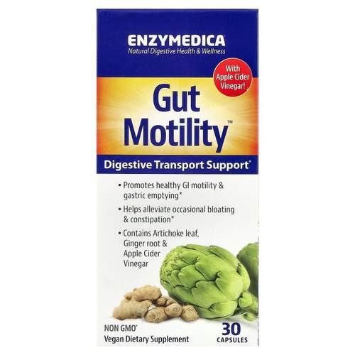 Enzymedica,Gut Motility，消化输送帮助，30 粒胶囊