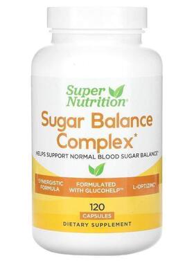 Super Nutrition,血糖平衡复合物，120 粒素食胶囊