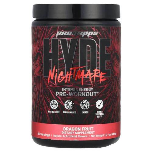 ProSupps,Hyde® Nightmare，能量锻炼前配方
