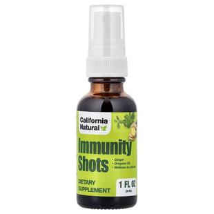 California Natural,Immunity Shots 免疫帮助喷雾，1 盎司（30