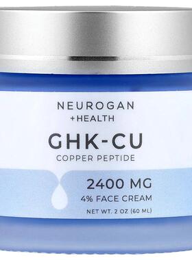 Neurogan Health,GHK-CU Copper Peptide, Face Cream, 2 oz (60