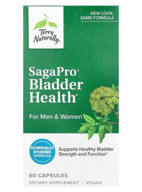 Terry Naturally,SagaPro®，膀胱健康，男性和女性，60 粒胶囊（