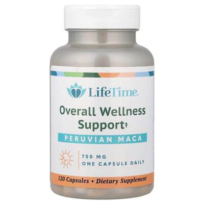 LifeTime Vitamins,秘鲁玛卡胶囊，750 毫克，120 粒装
