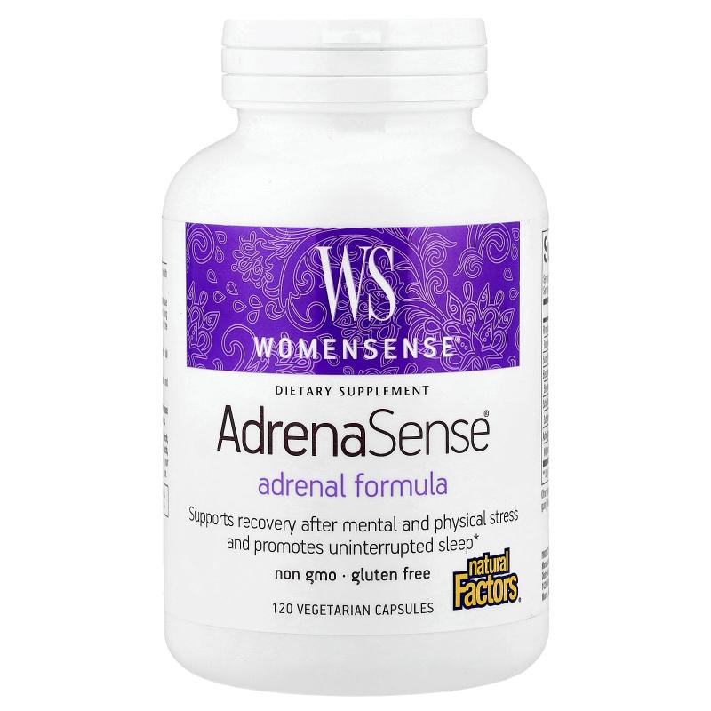 Natural Factors,WomenSense，AdrenaSense，肾上腺配方，120 粒