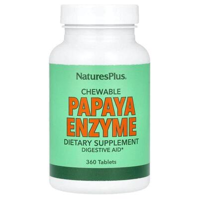 NaturesPlus,补充木瓜酵素咀嚼片，360片