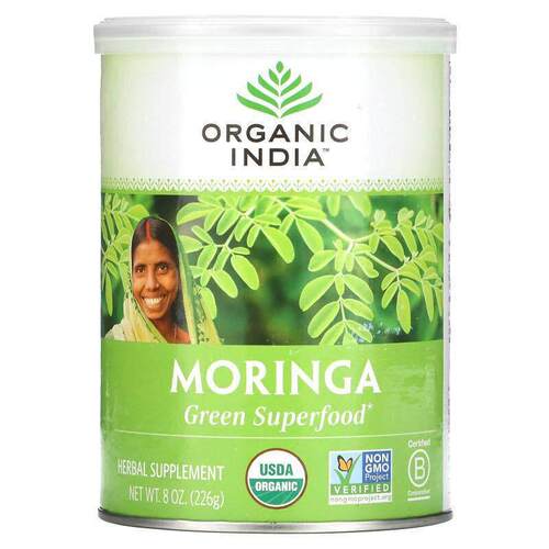 有机印度,辣木 Green SuperFood，8 盎司（226 克）