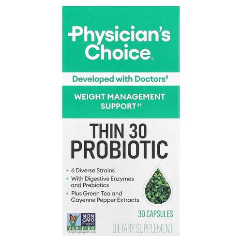 Physician's Choice,Thin 30 益生菌，150 亿 CFU，30 粒胶囊