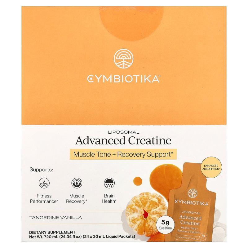 Cymbiotika,Liposomal Advanced Creatine, Tangerine Vanilla, 2